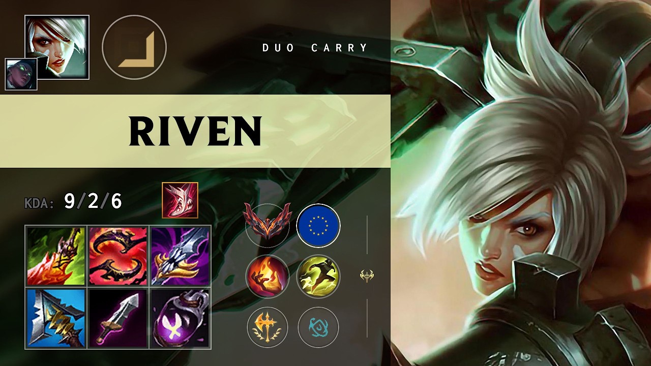 Riven ADC vs Jhin - EUW Grandmaster Patch 26.13