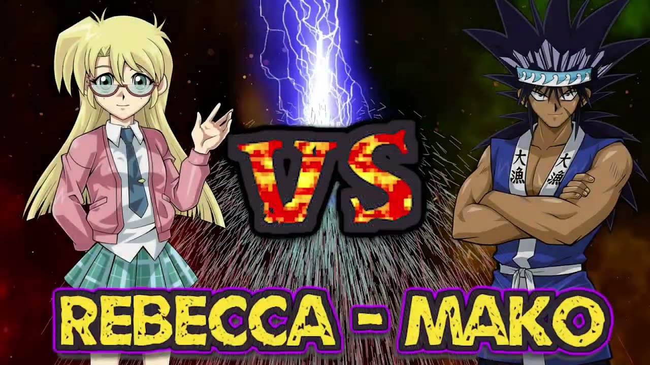 Rebecca vs Mako - Yugioh Duelist Kingdom Ultimate Tournament - #yugioh #yugiohcards
