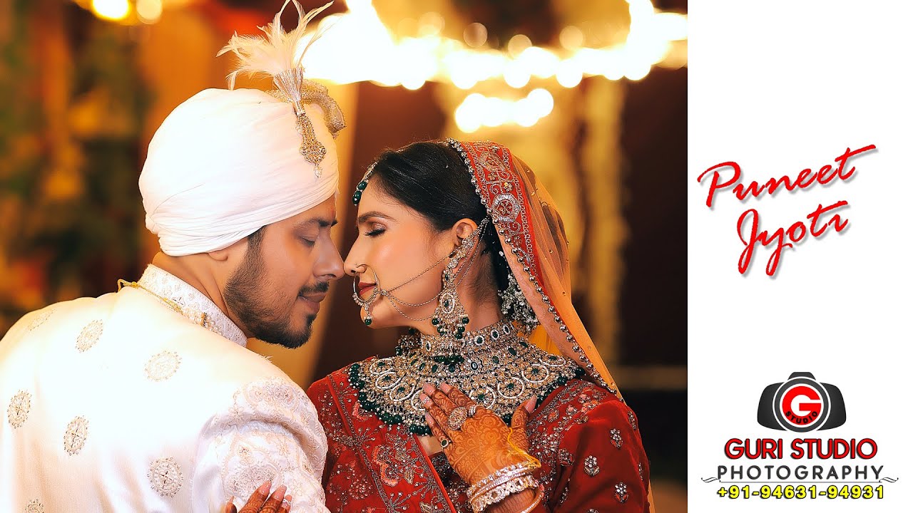 Puneet & Jyoti #bestweddinghighlights  #guristudiophotography m.94631-94931