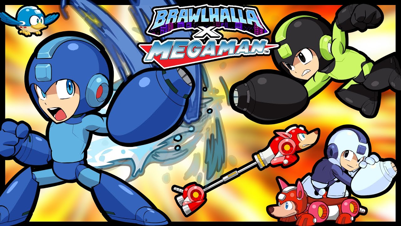 МЕГАМЕН ПРИСОЕДИНЯЕТСЯ К BRAWLHALLA!! • Новый кроссовер + предметы! • Игровой процесс 1 на 1