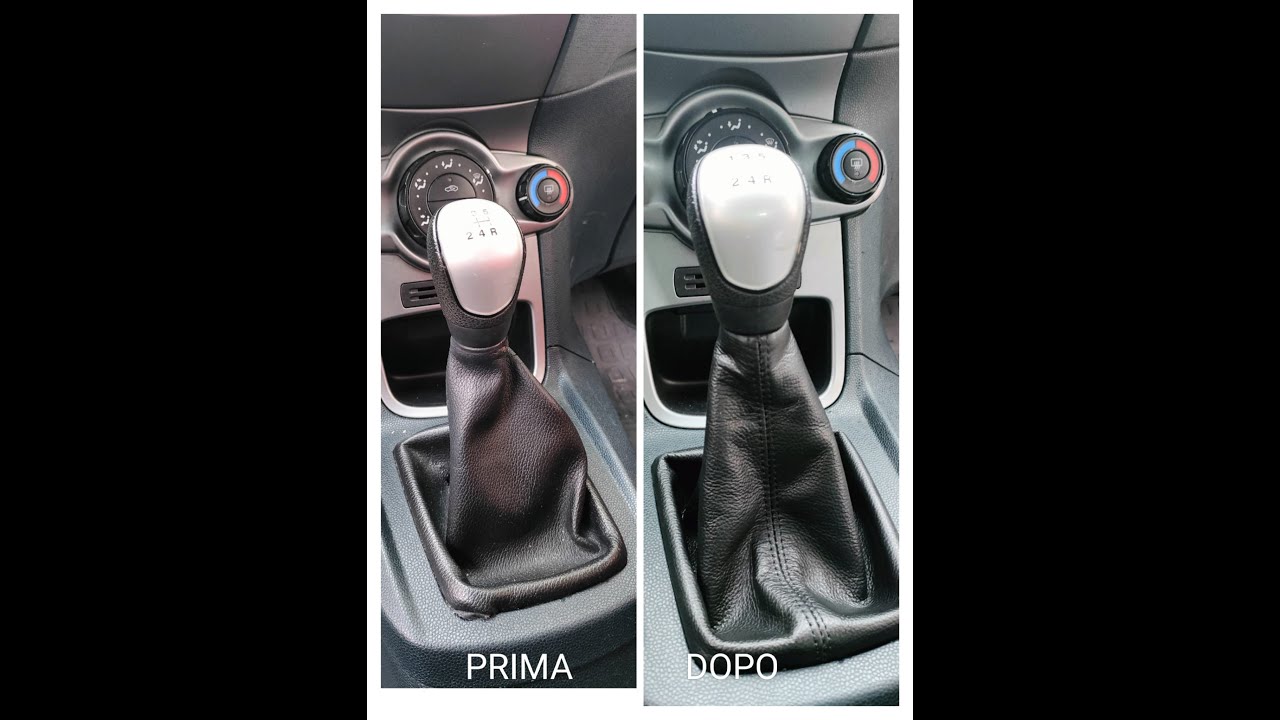 Guida smontaggio e rimontaggio cuffia leva cambio FORD FIESTA MK6
