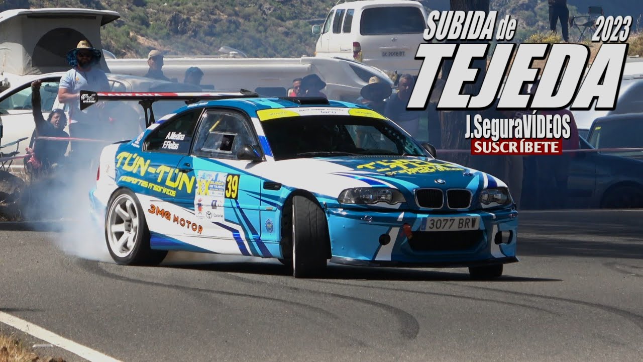 SUBIDA DE TEJEDA 2023. Show & Crash.