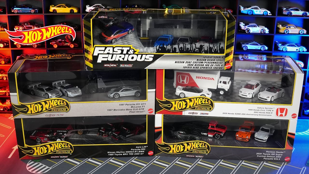 Unboxing Every 2025 Hot Wheels Diorama Premium Set