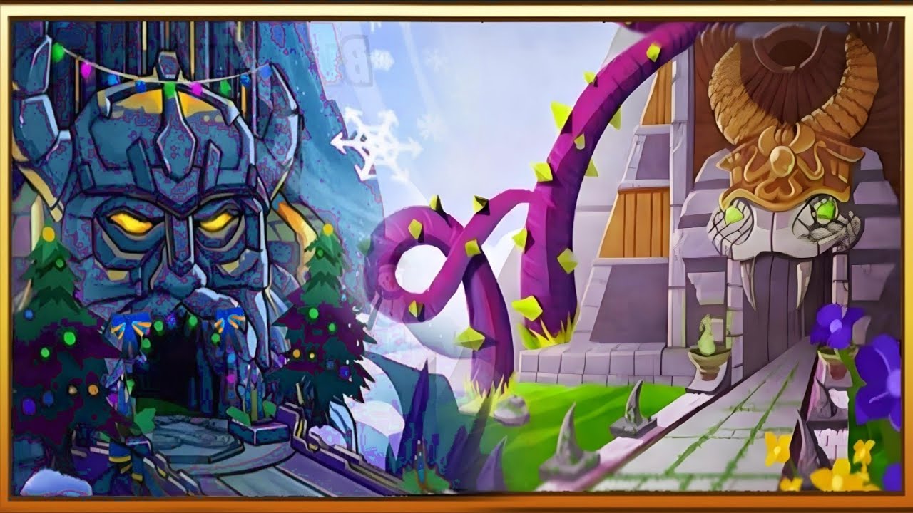 Winter Holiday Havoc VS Blooming Sands Temple Run 2 YaHruDv
