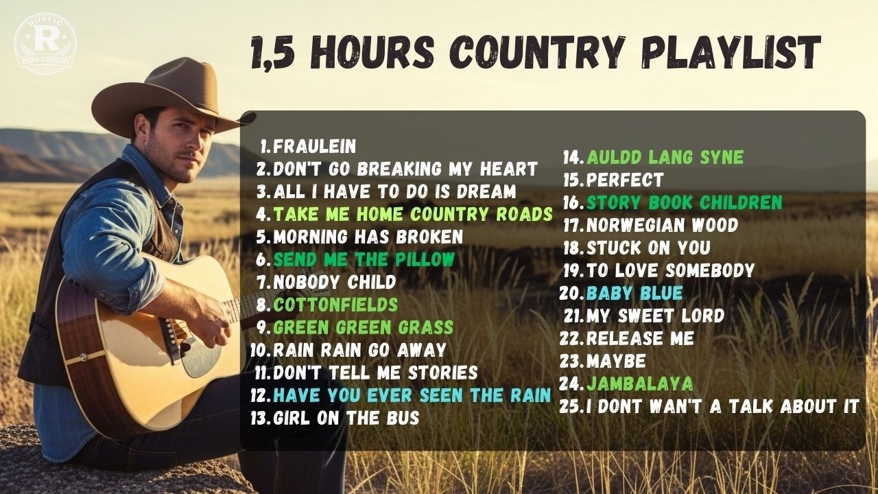 1.5 Hours Country Cover Playlist | Relaxing Road Trip & Driving Country Songs