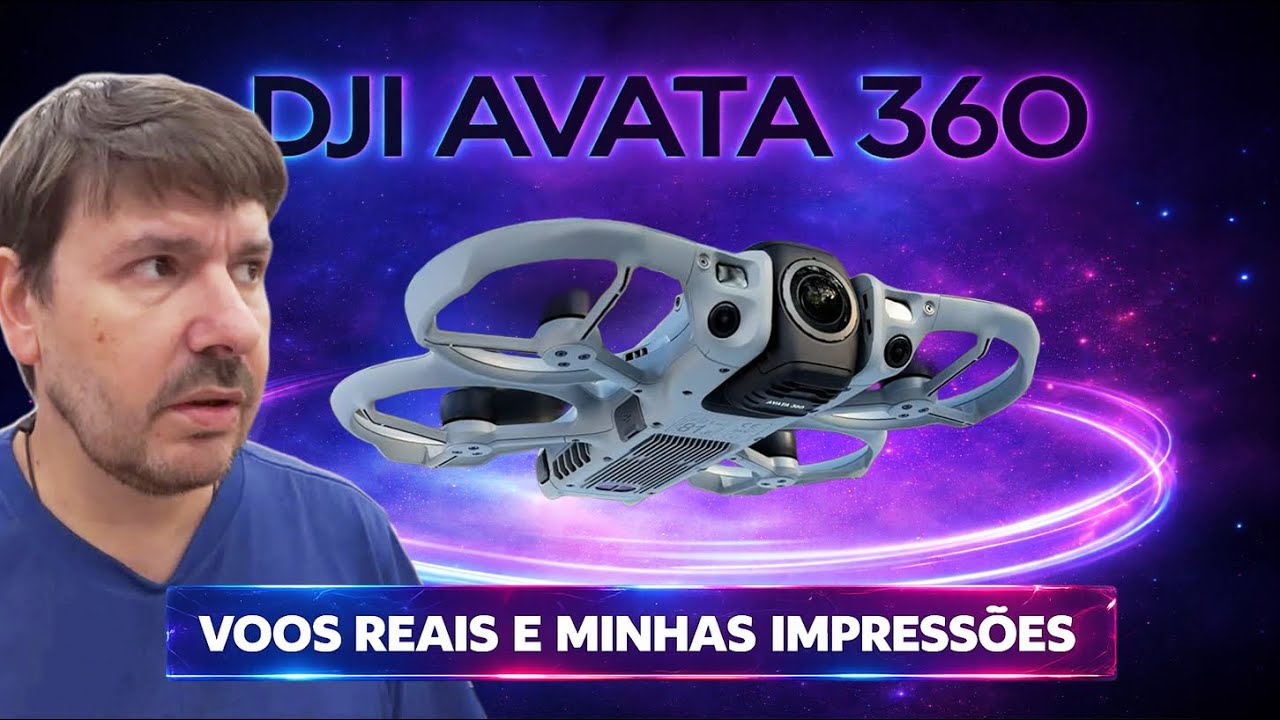 O Avata 360 finalmente apareceu voando…#dronebrasil #djiavata360