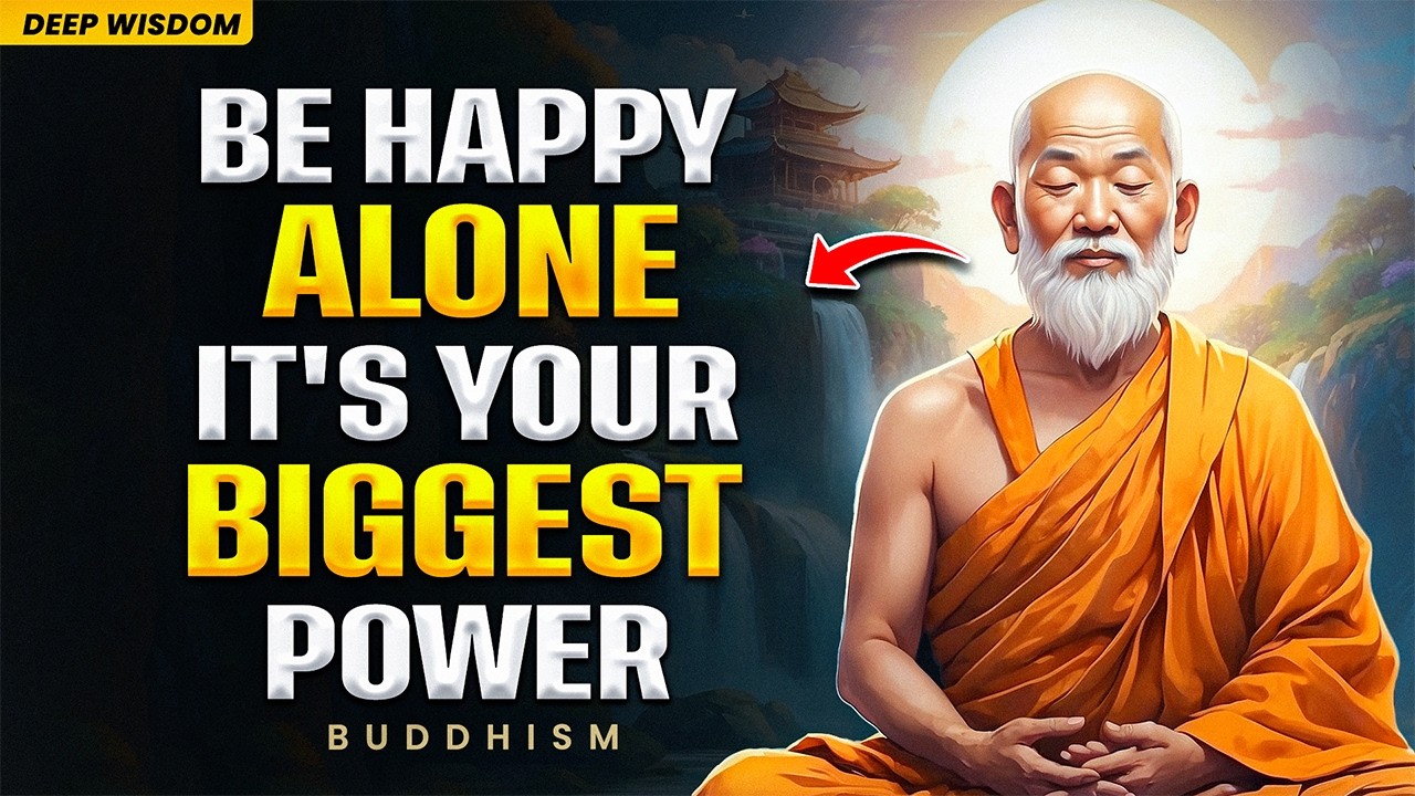 When You Learn to Sit ALONE, Everything Changes | Quiet Buddhist Wisdom