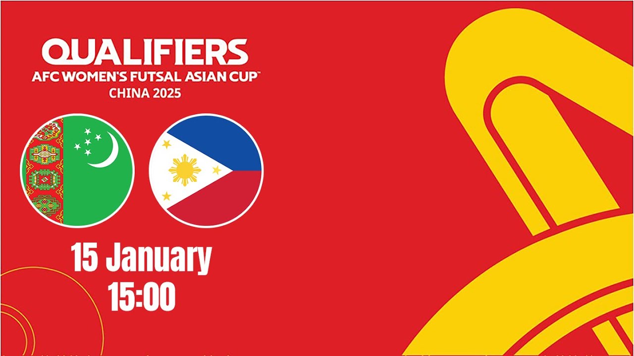 Turkmenistan vs Philippines | AFC Women's Futsal Asian Cup - Qualifiers | MD3