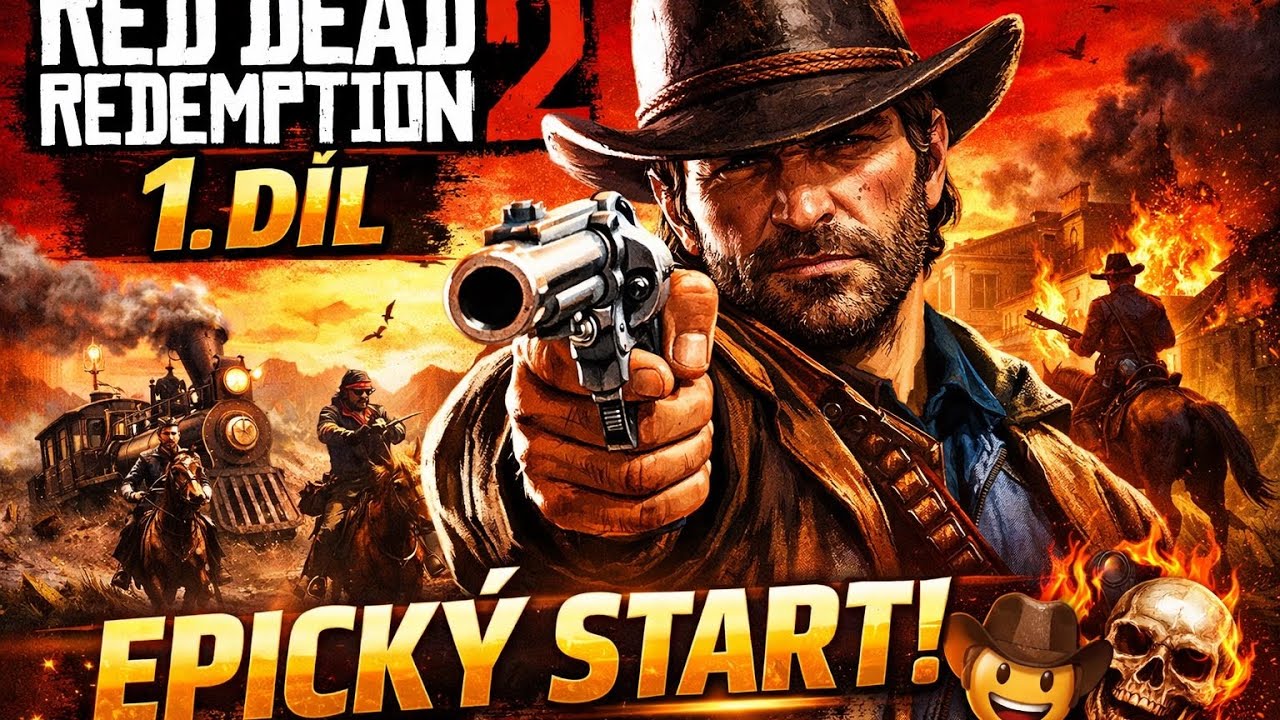 🎮 Red Dead Redemption 2 – 2. díl | Chaos, přestřelky a boj o přežití 🤠🔥