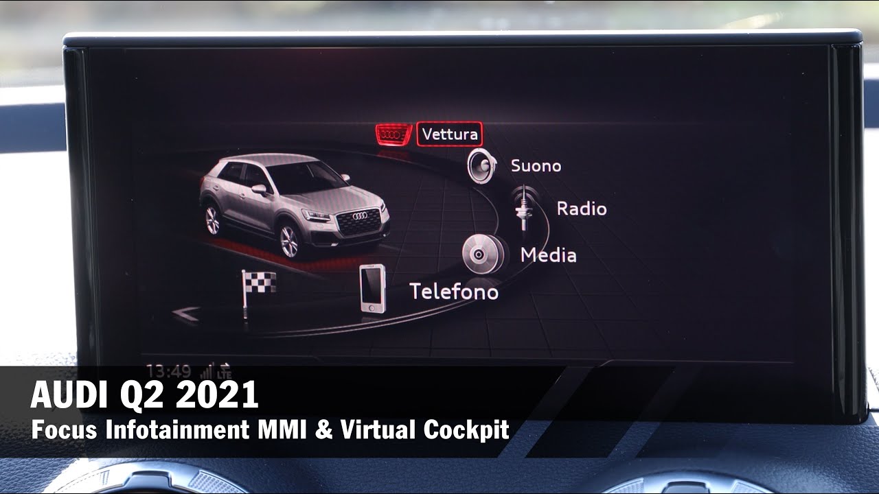 Audi Q2 2021 | Focus Sistema Infotainment MMI & Virtual Cockpit (ENG SUBS)