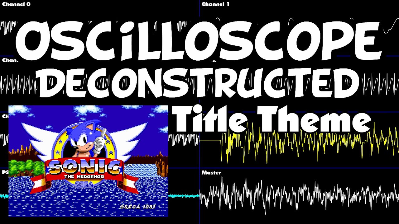 Sonic 1 - Title Theme - Oscilloscope Deconstruction