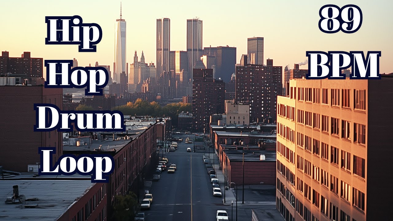 89 BPM Old School Drum Loop | Classic Boom Bap Hip-Hop Groove for Freestyle & Beatmaking
