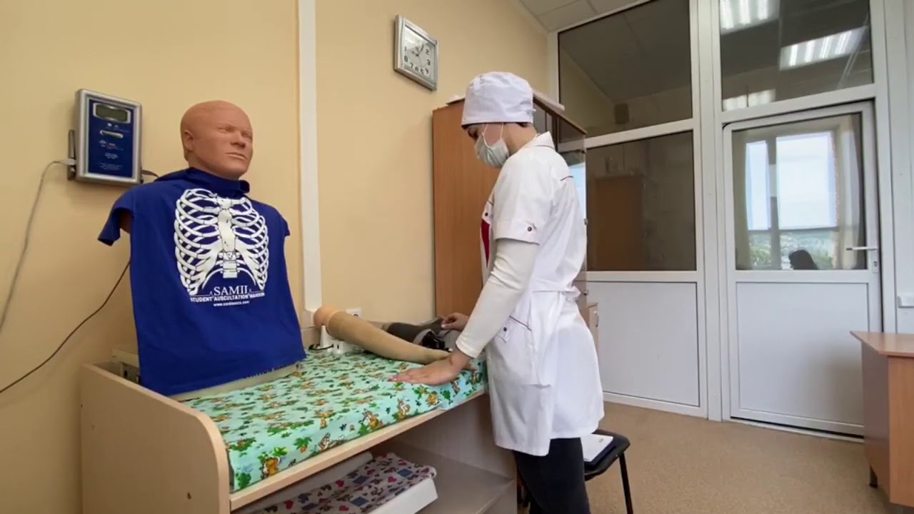 Алгоритм выполнения навыка: измерение АД