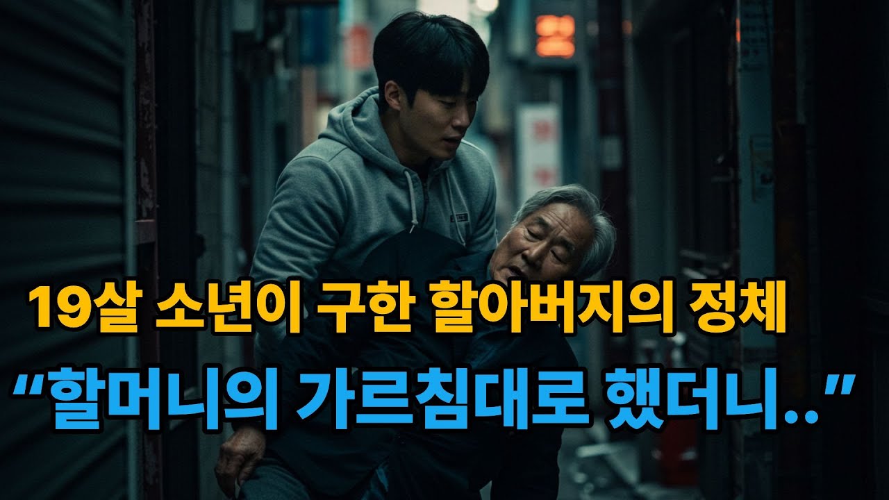 편의점 알바생이 구한 할아버지의 충격적인 정체.. 2800만원 빚더미에서 일어난 기적 / #감동사연 #인생사연 #노후사연