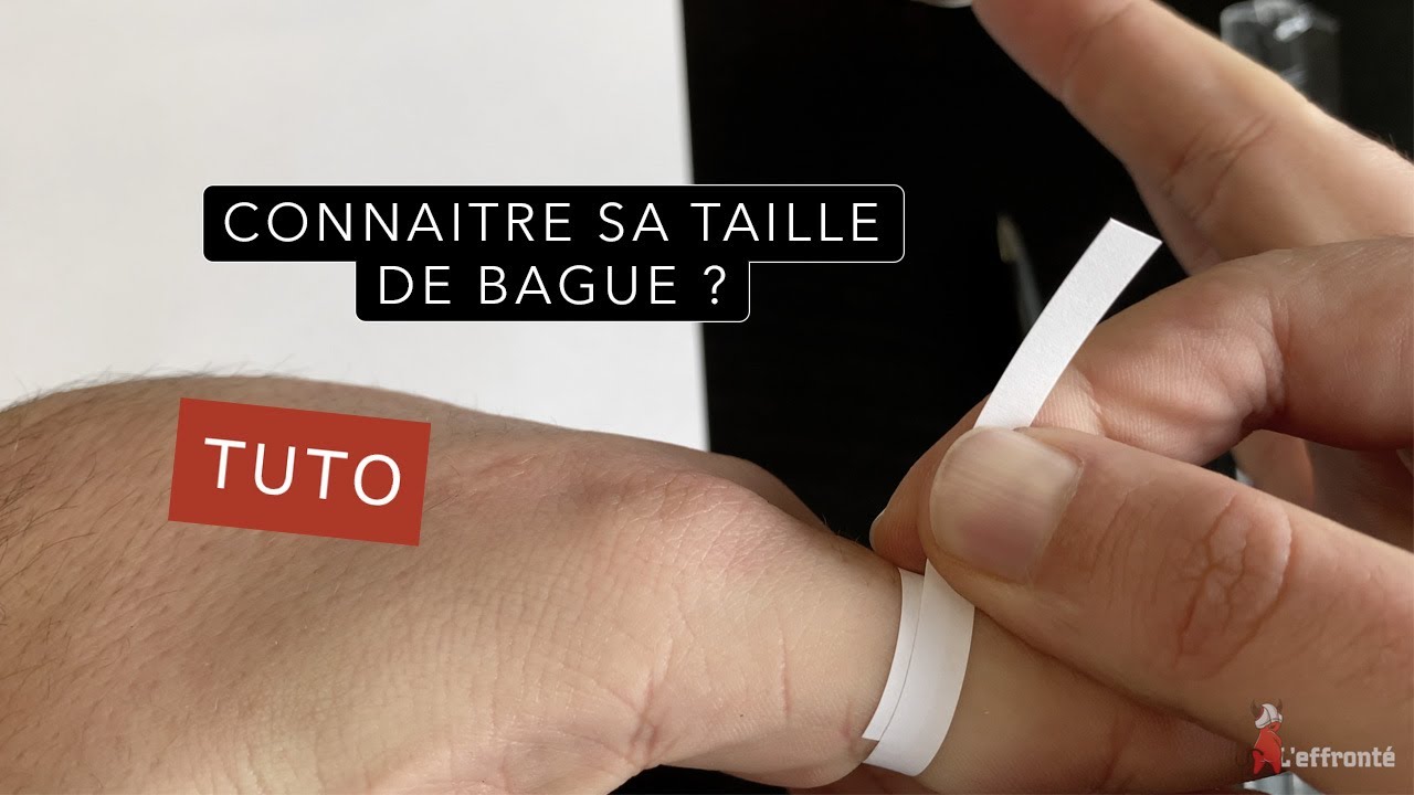Comment connaitre sa taille de bague (FR)