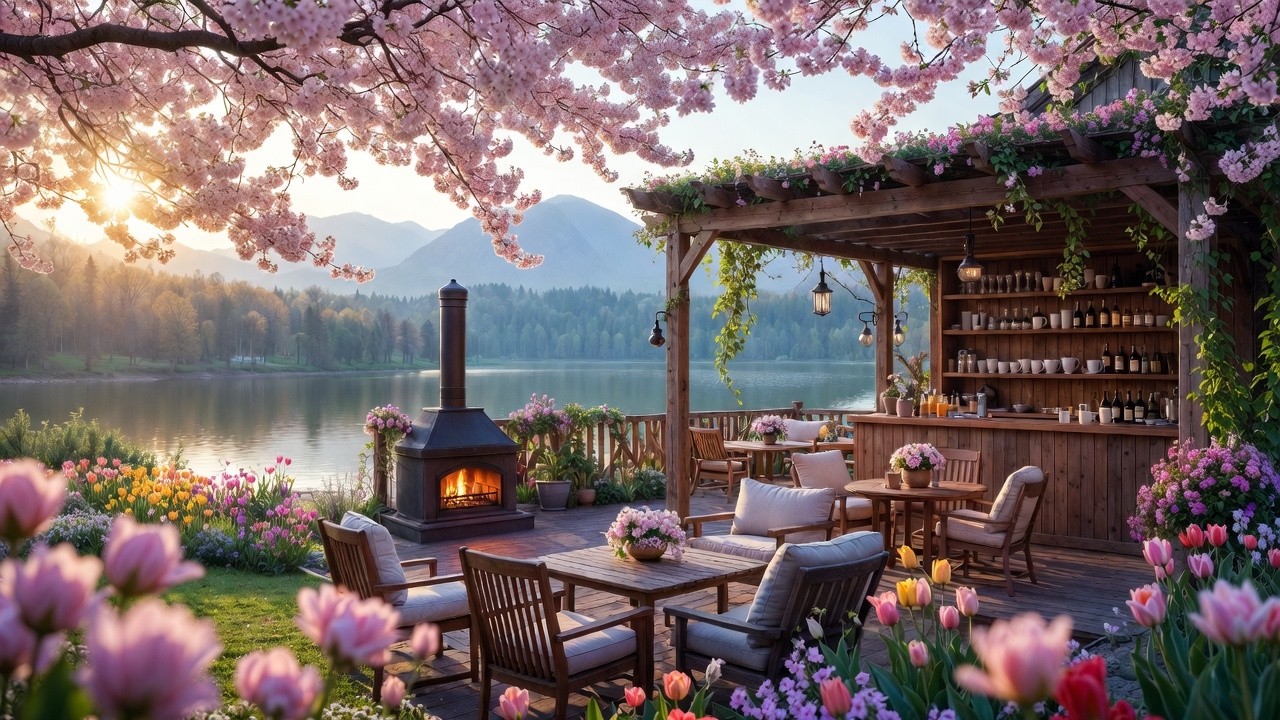 March Rainy Coffee Shop Jazz – Warm Jazz Piano & Fireplace Sounds