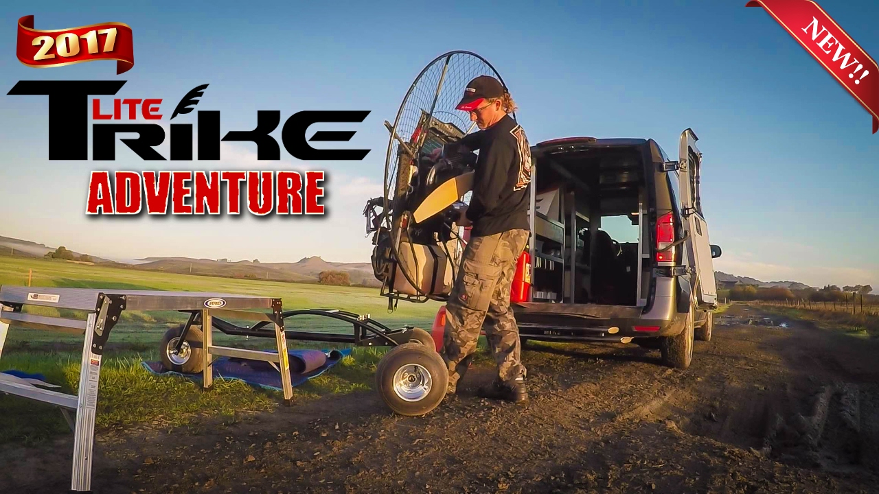 2017 Paramotor LITE TRIKE Adventure & Review - From Trunk to Sky in Just Minutes!