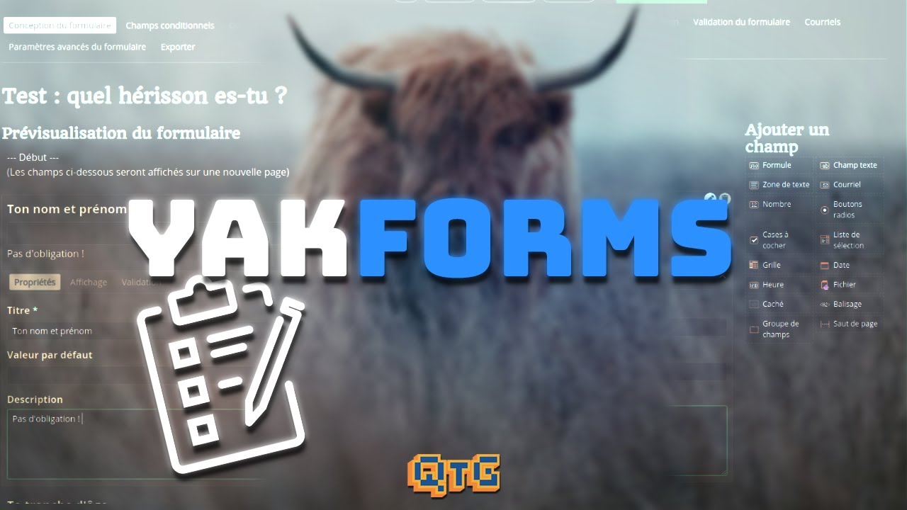 Yakforms, les formulaires faciles et libres ! Avec &Eacute;milien Cornillon &ndash; Un Moment GEEK #10