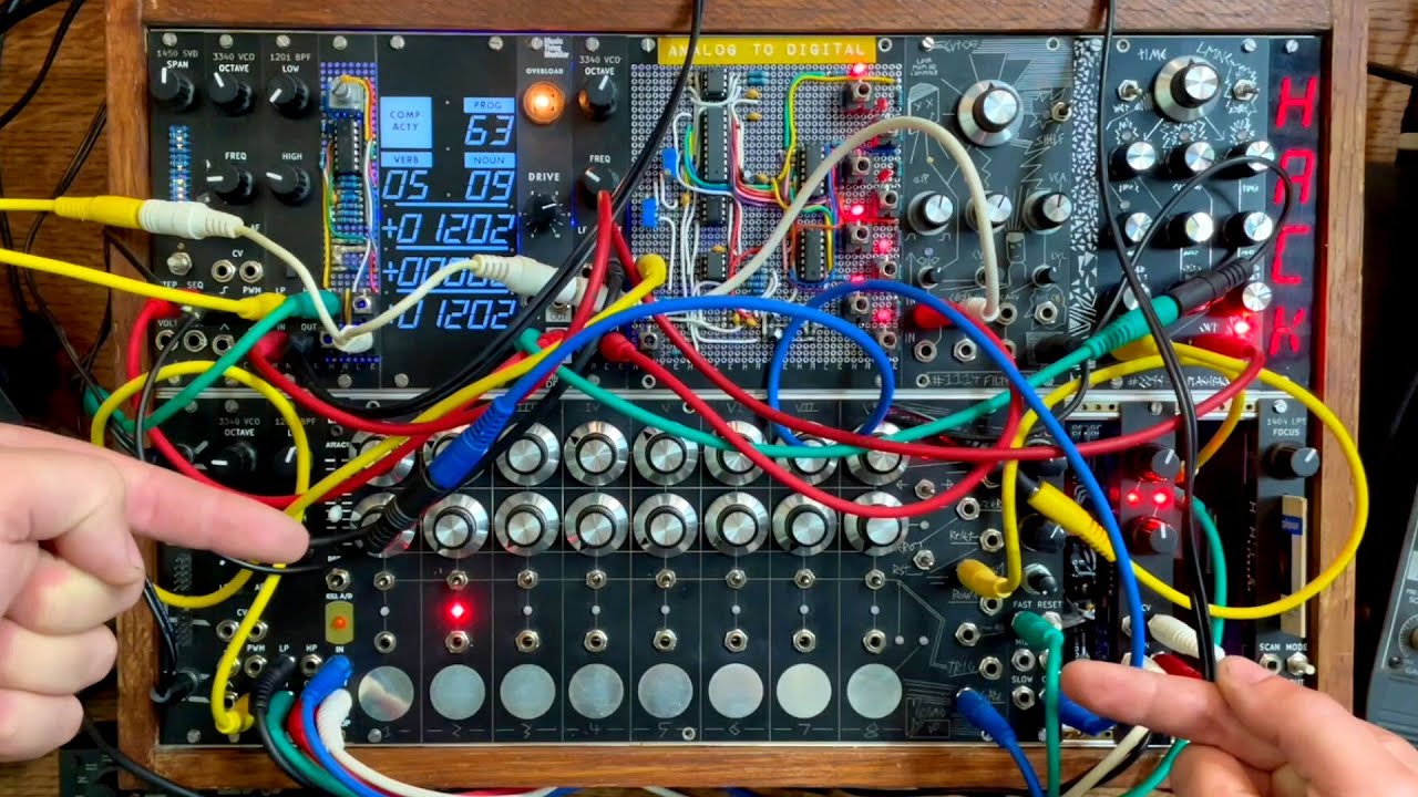 My Modular Rig - New LMNC Keyboard Sequencer!