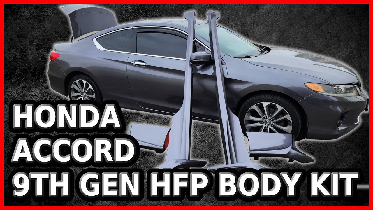 Honda Accord 9th Gen Coupe HFP Body Kit Painted And Ready For Installation