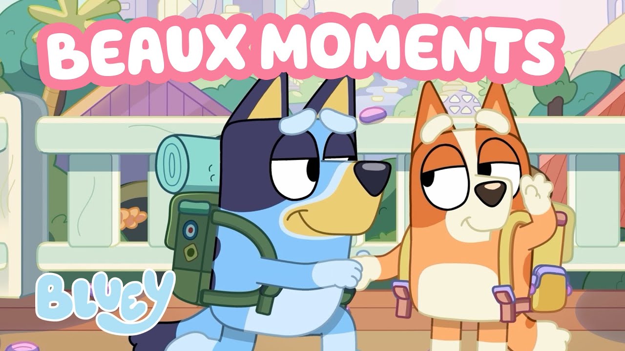 Bluey s'amuse pour la Saint-Valentin 💓 ☺️ | Moments Adorables ⭐️ | Bluey Français Chaîne Officielle