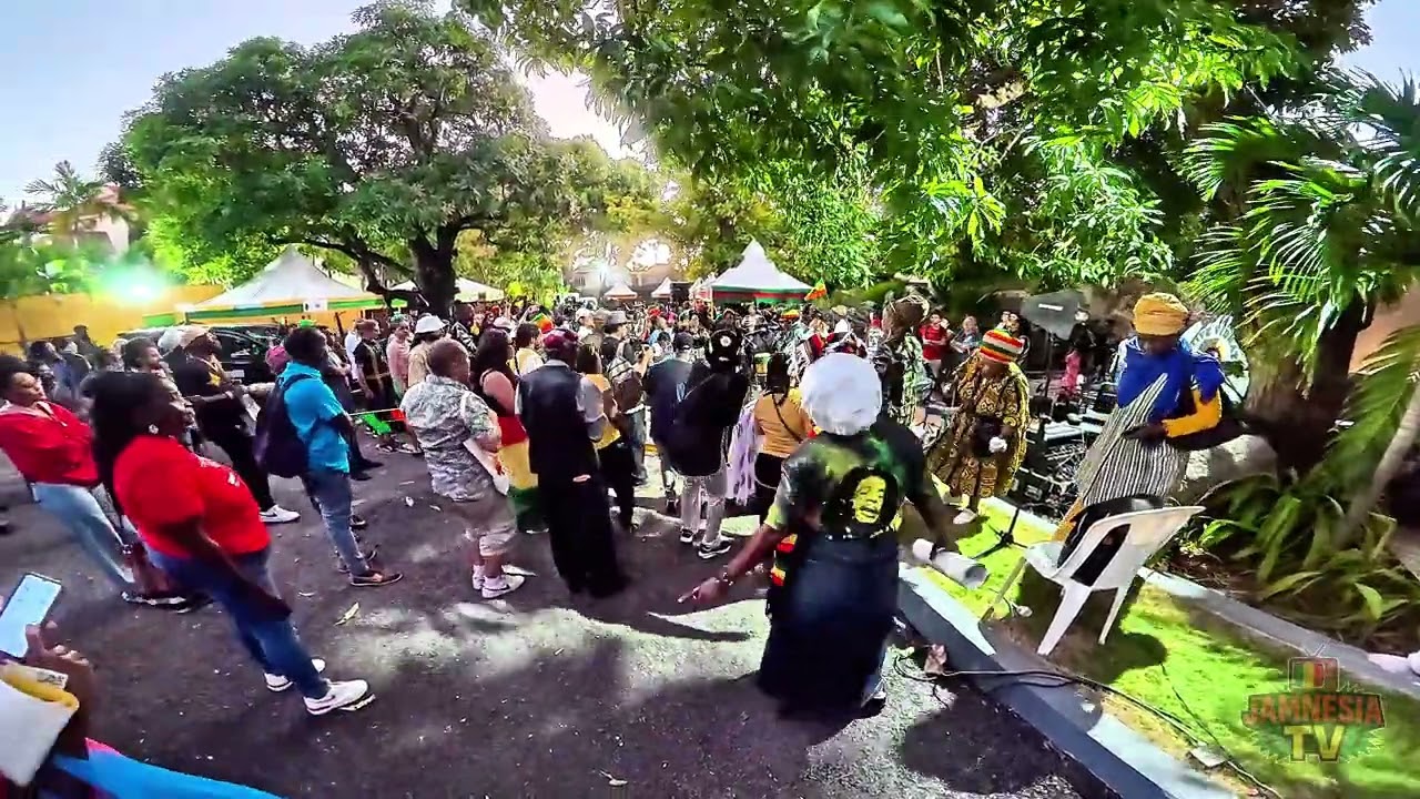 Walk around Bob Marley Museum during Reggae month celebration