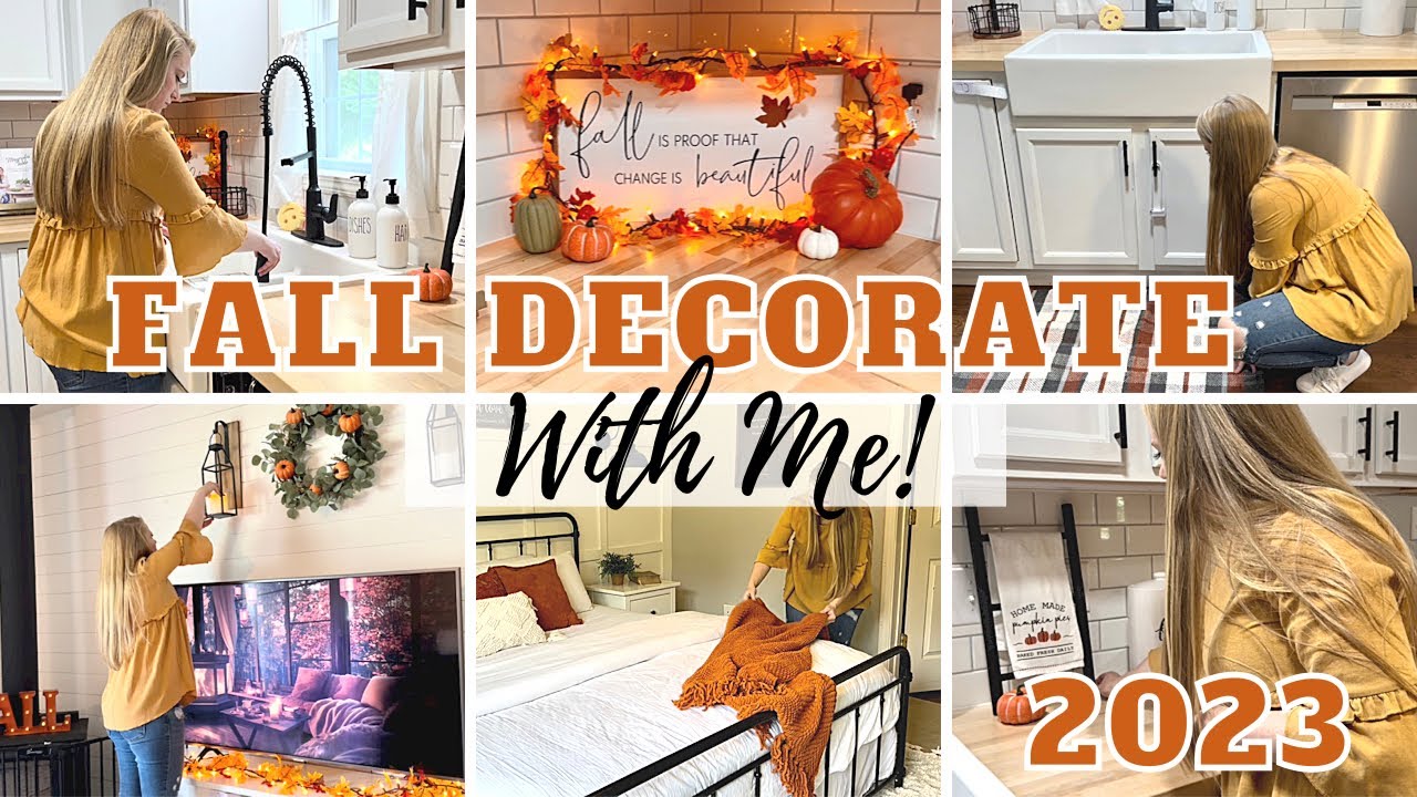 2023 FALL DECORATE WITH ME | FALL CLEAN WITH ME | COZY | NEW