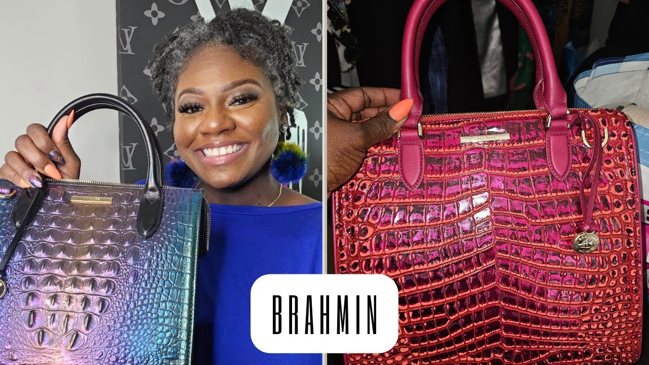 MY BRAHMIN HANDBAGS HAUL FOR THE LARGE AND SMALL CAROLINE  2024