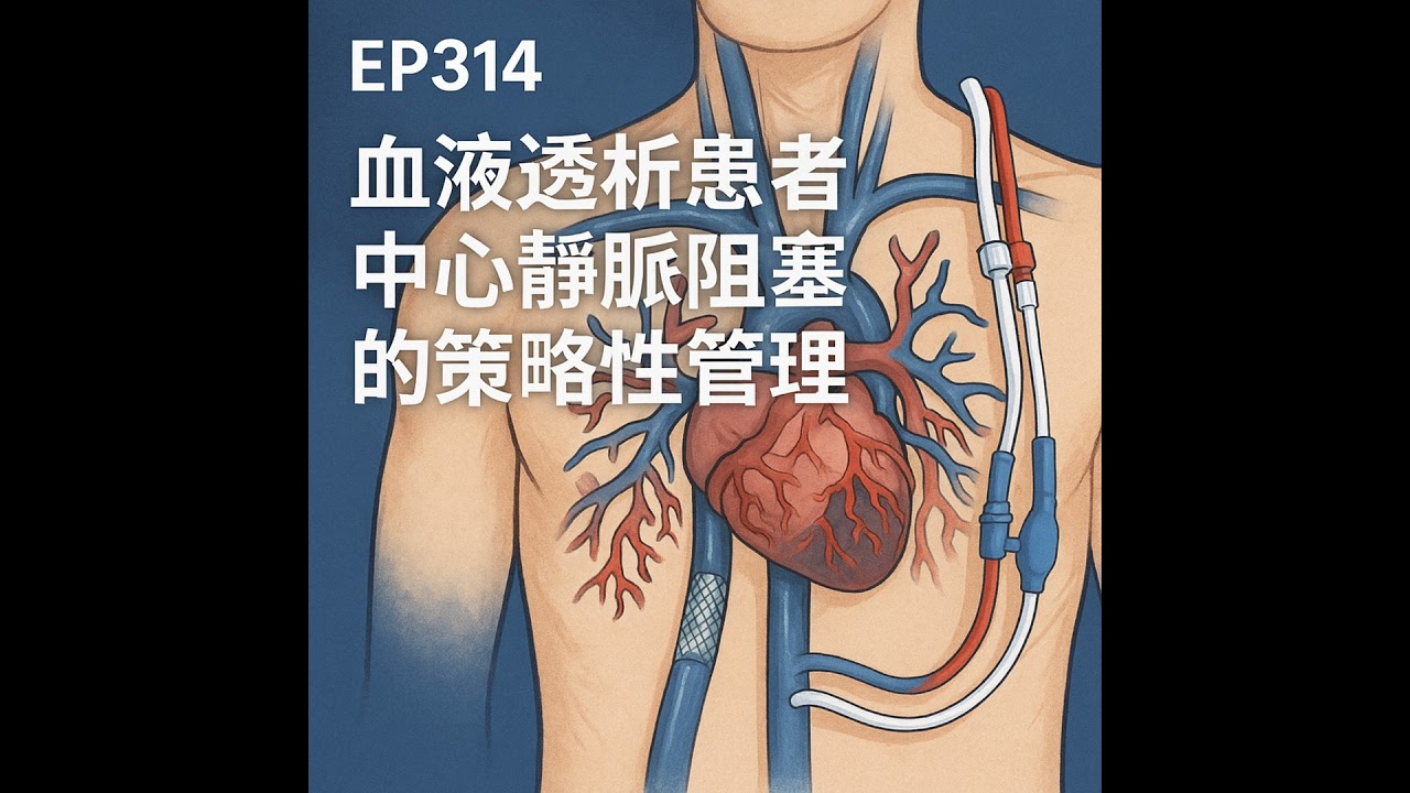 🎙️EP314｜血液透析患者中心靜脈阻塞的策略性管理：怎麼守住這條「生命線」？