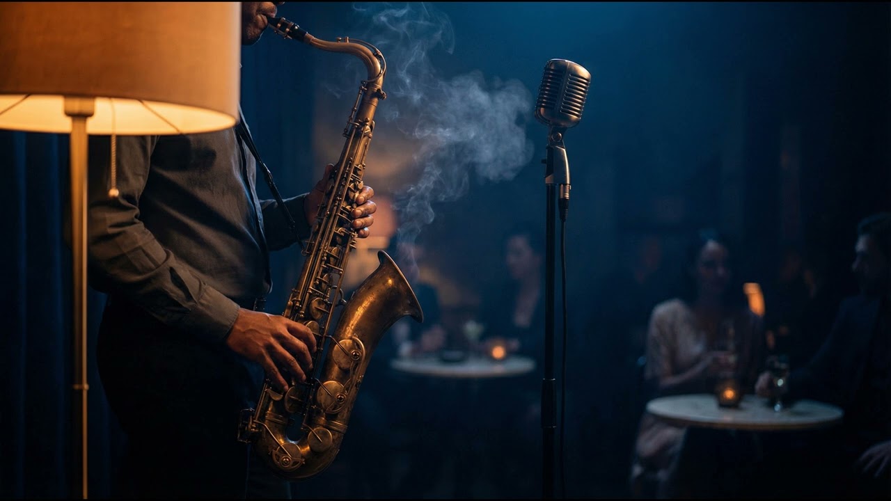 Smoky Spotlight - 3 Hours of Atmospheric Jazz Saxophone for Deep Contemplation & Reflection