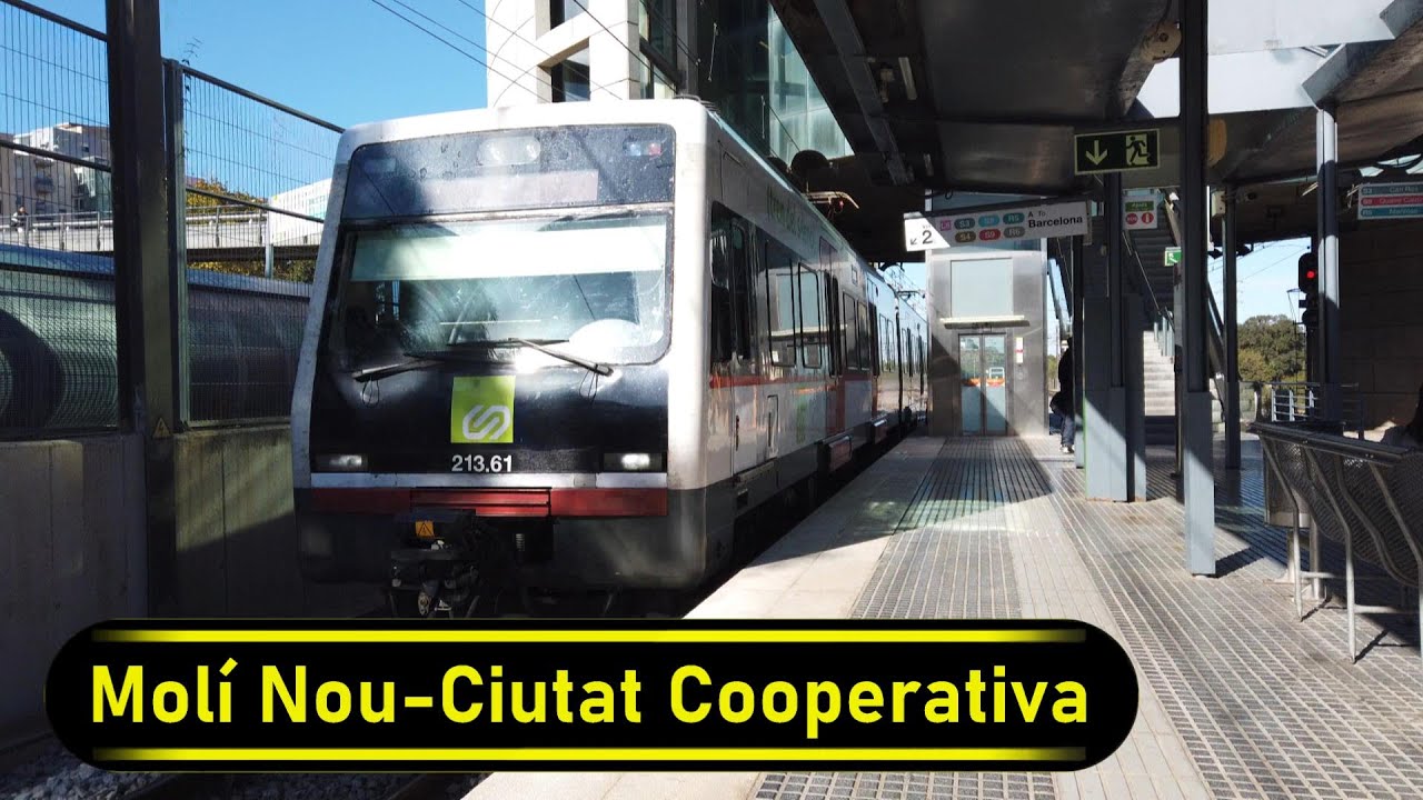 Metro Station Molí Nou-Ciutat Cooperativa - Barcelona 🇪🇸 - Walkthrough 🚶