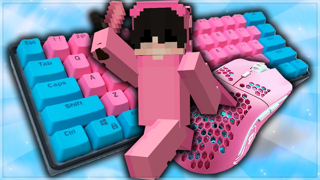 Keyboard + Mouse ASMR Sounds (Handcam) | Hypixel Bedwars