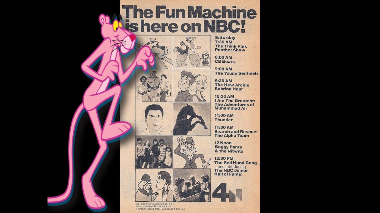 NBC Saturday Morning Cartoon Line up with Commercials (1977)