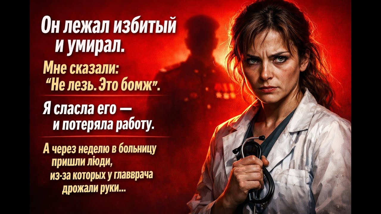 Меня уволили за спасённого “бомжа”. Через неделю в больницу пришли следователи