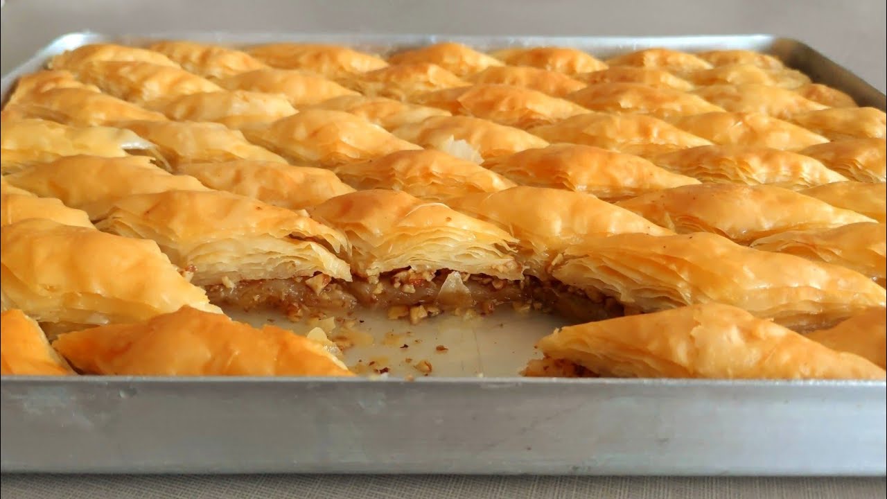BAKLAVACILARA TAŞ ÇIKARIR 🙈 GERÇEK ❗💯  ANTEP USULÜ BAKLAVA AÇMANIN PÜF NOKTALARI 💯BAKLAVA TARİFİ