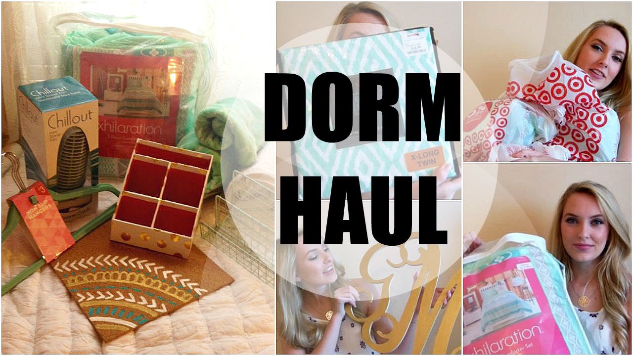 DORM HAUL 2015 | College Essentials: Bedding, Decor & Storage! | SincerelyGiannaLynn