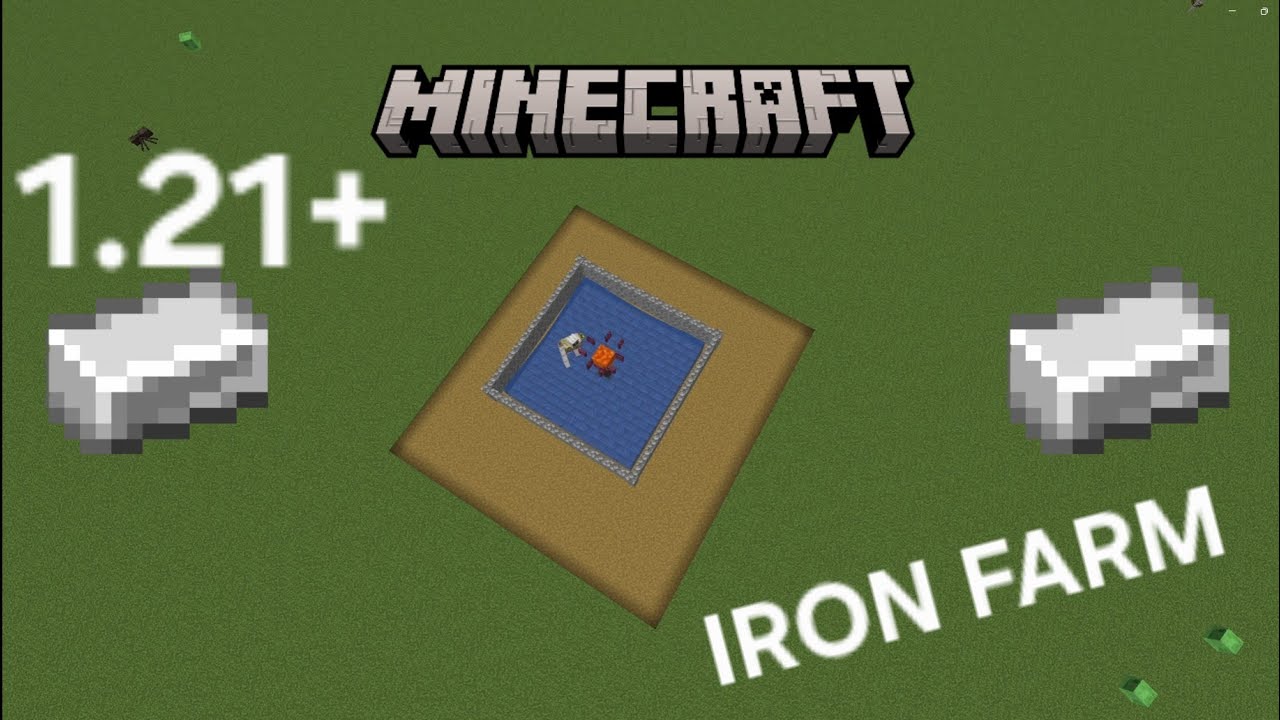 MINECRAFT EN VERİMLİ DEMİR FARMI / 1.21+ / IRON GOLEM FARMI