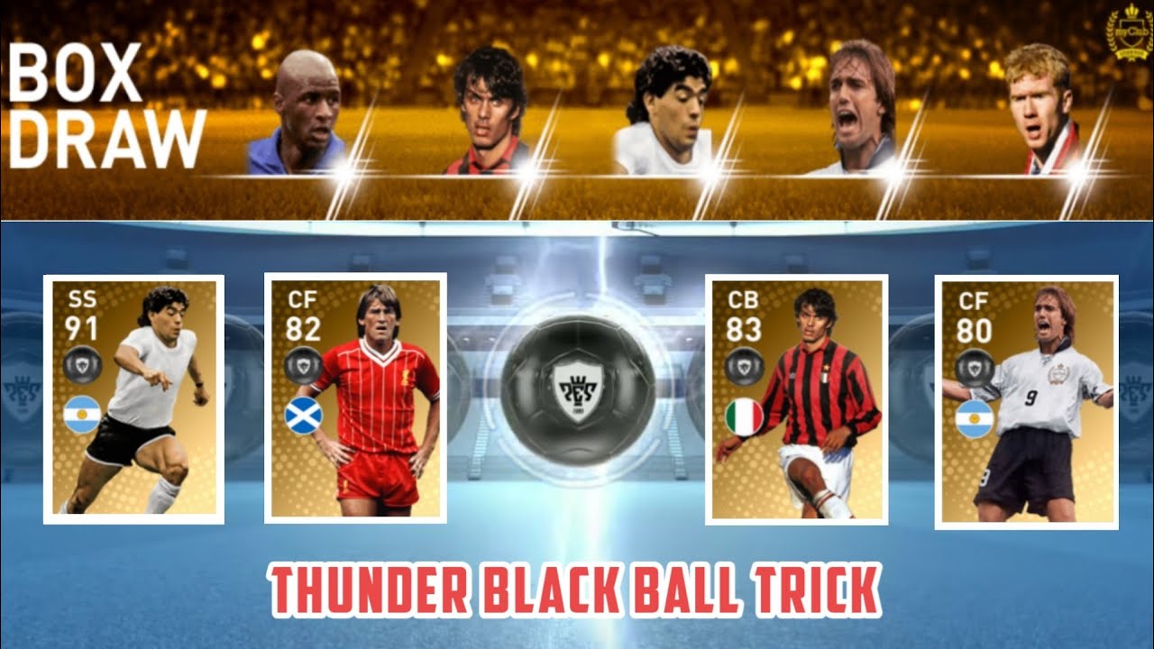 Black Ball Trick In Legends Worldwide Clubs Box Draw - Pes 2019