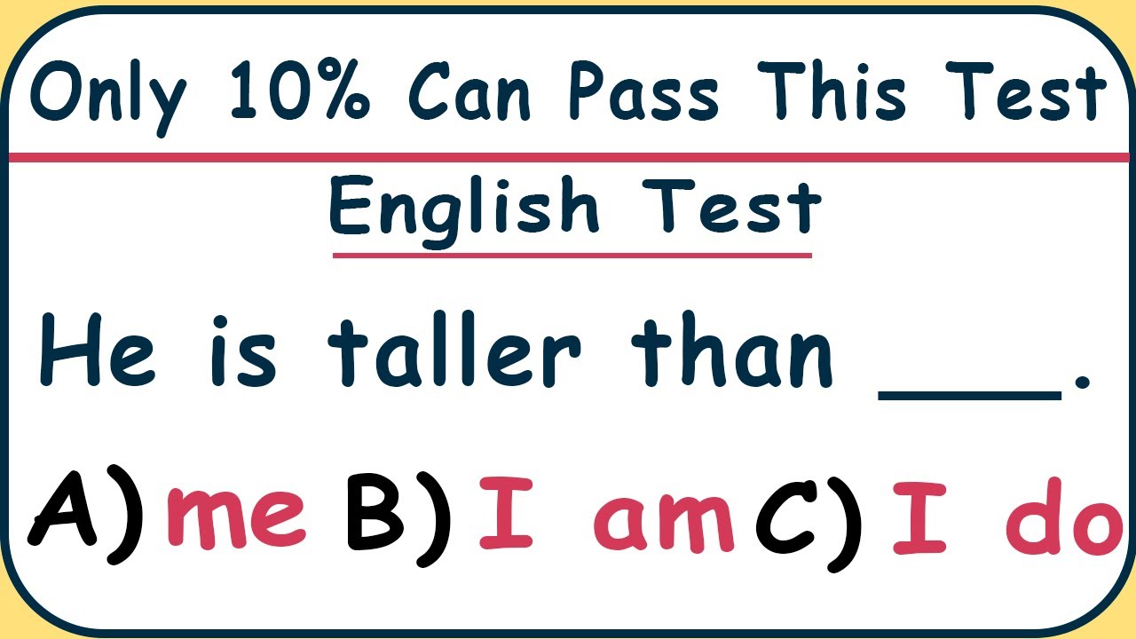 English Mixed Grammar Test – Only 10% Can Pass This Quiz