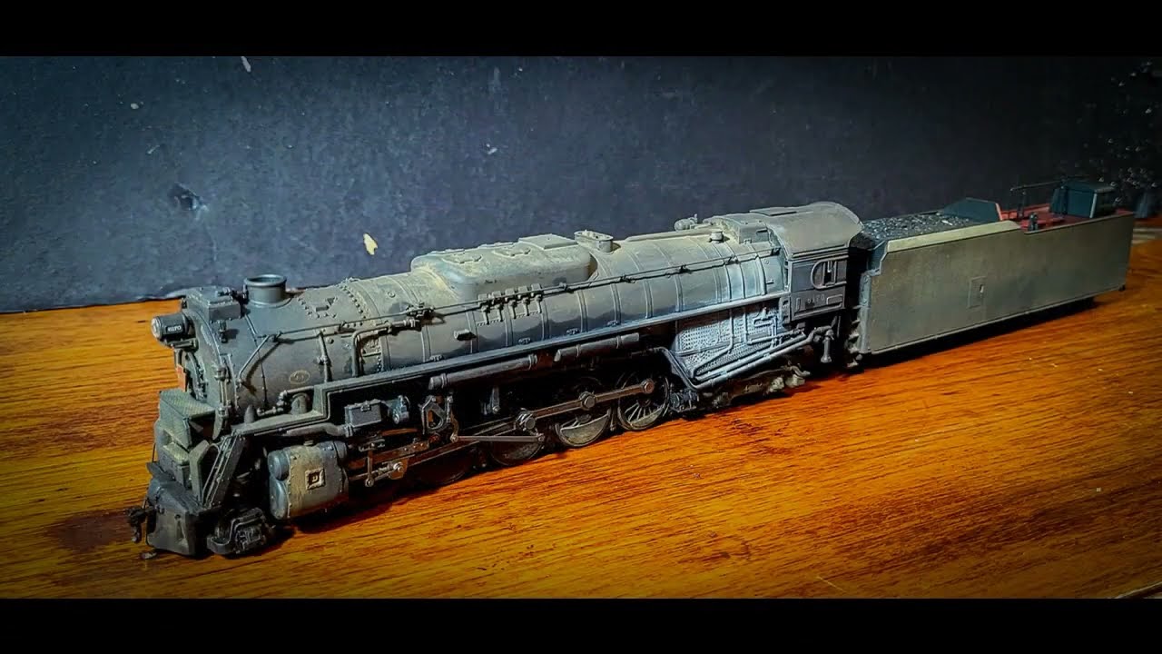 Weathering an HO Scale Steam Engine: BLI J-1a
