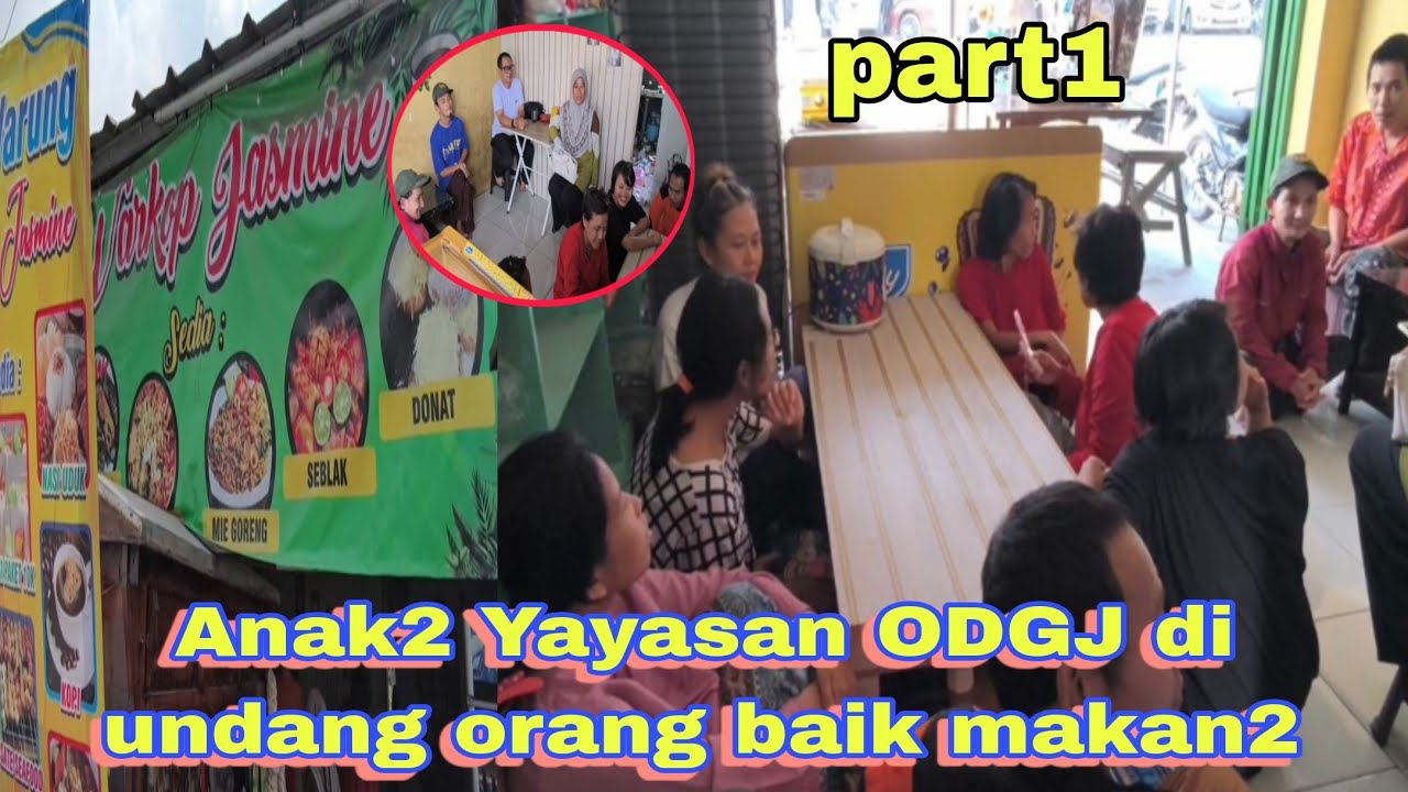 Anak2 Yayasan ODGJ di ajak makan sama orang baik part1 #sosialodgj #yayasanjiwaberseri #rehabilitas 