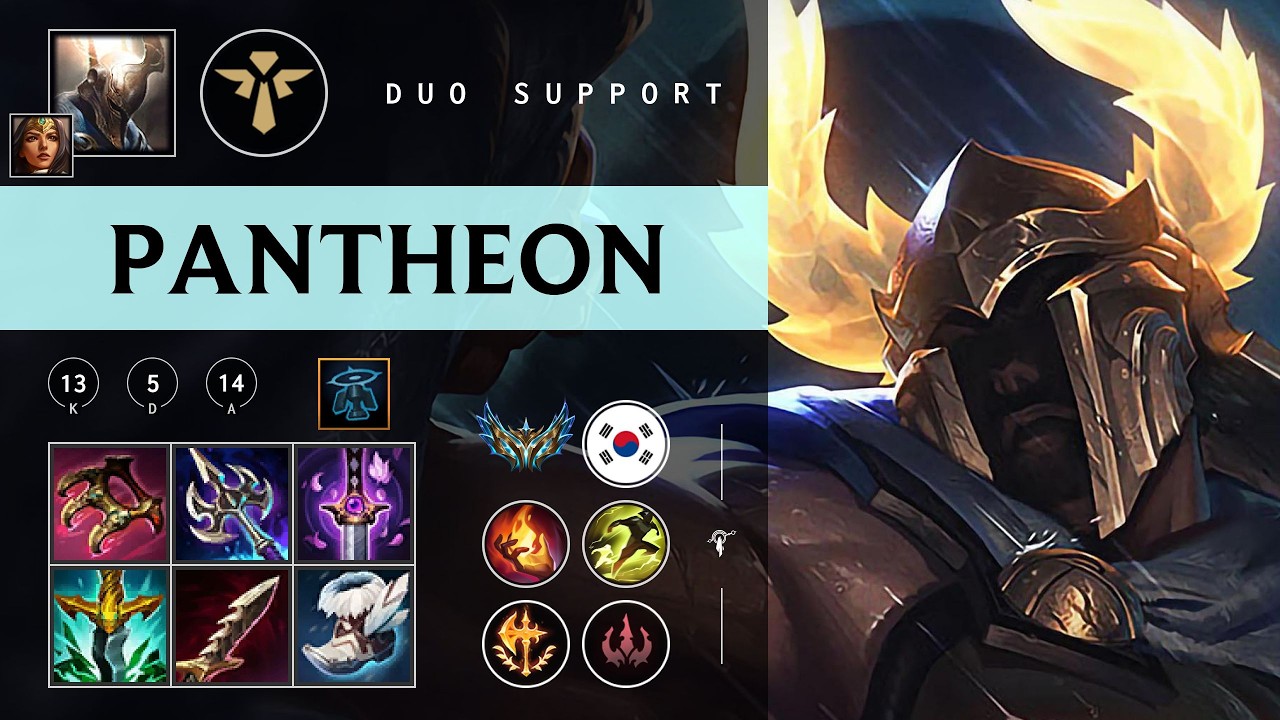 Pantheon Support vs Thresh - KR Challenger Patch 26.03