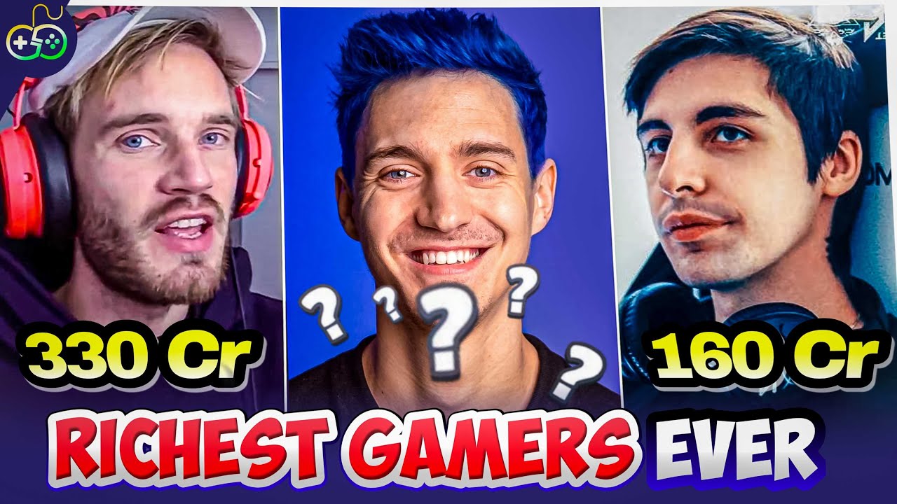Top 10 RICHEST Gamers In The World [HINDI]