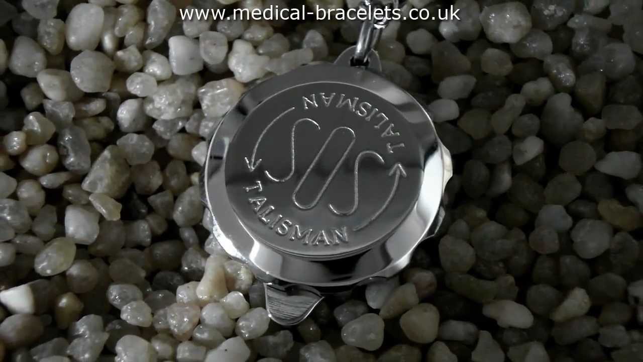 SOS Talisman St Christopher Stainless Steel Medical Pendant ST20 225-102
