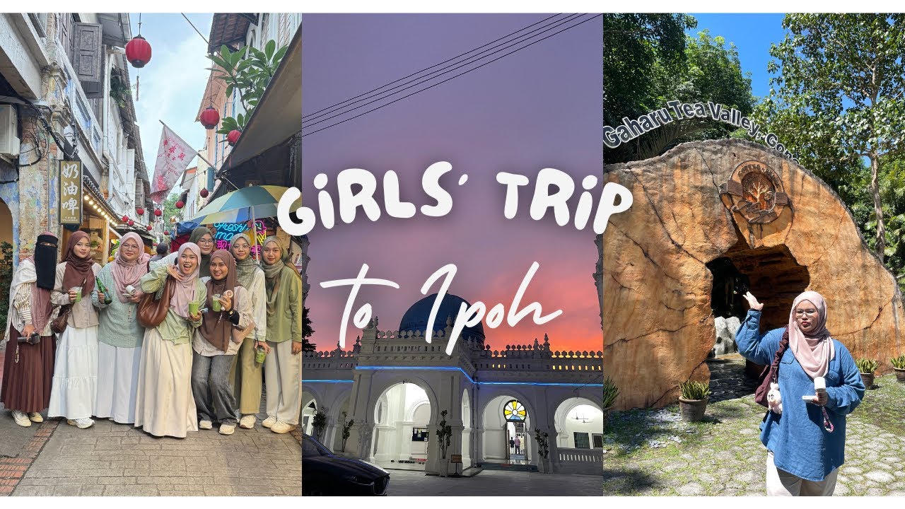 mini vlog 🎥 | girls’ trip to ipoh ~ kalini dengan housemate pulak | 8-11.07.25