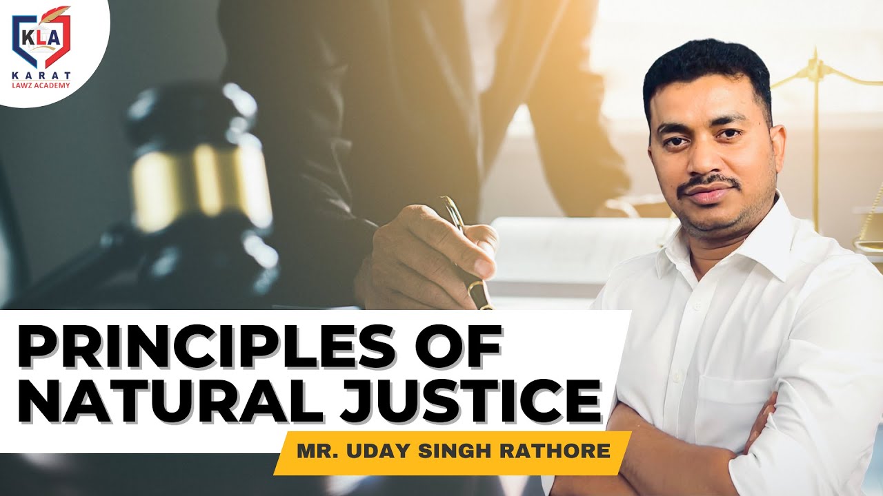 Principles of&nbsp;Natural&nbsp;Justice 👍 ||  Equity - Justice - Conscience 👈