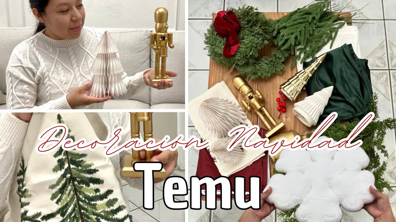 Haul de Temu para navidad 🎄 | Decoración navideña | Preparamos la comida 