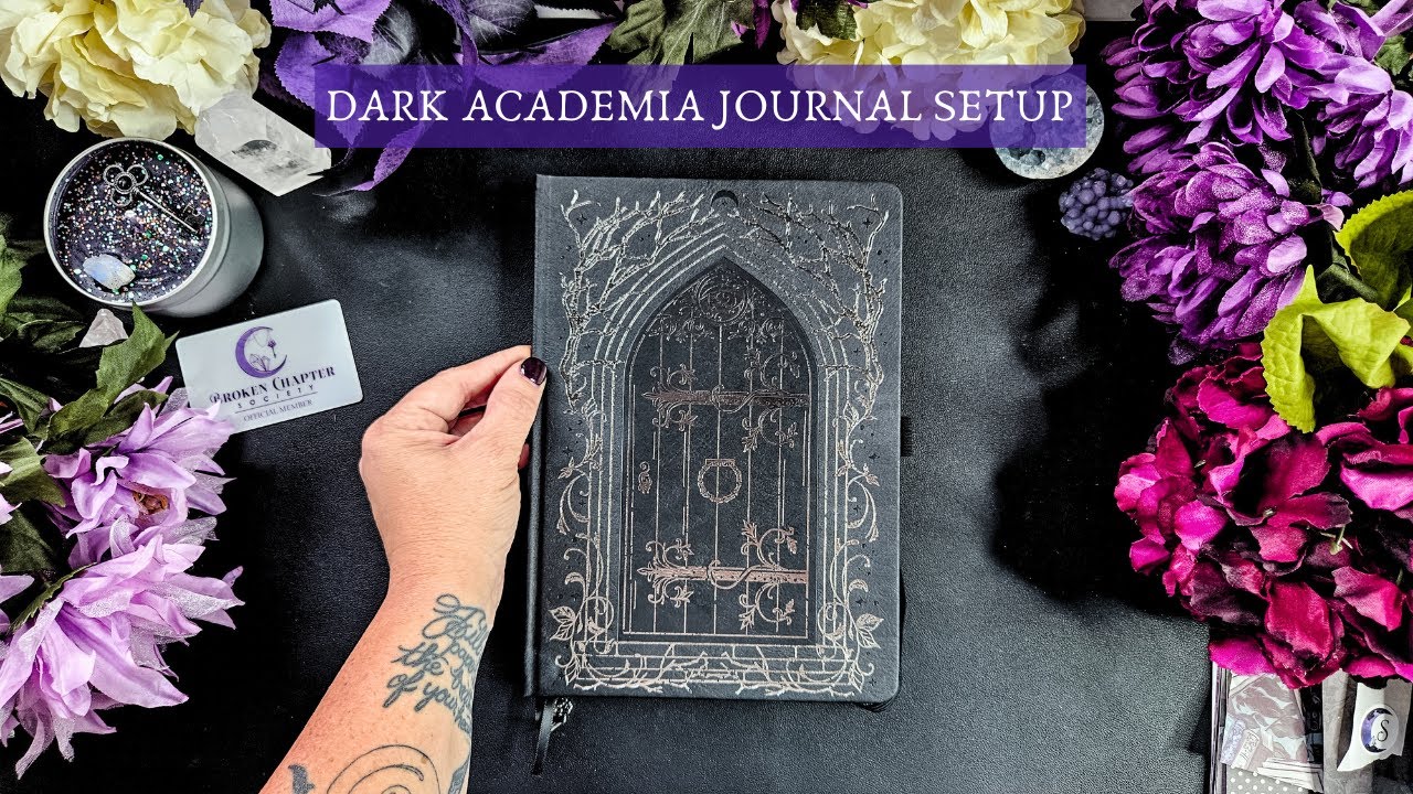 Настройка Bullet Journal в стиле Dark Academia 💜🐦‍⬛ SPOOKTACULAR 2025