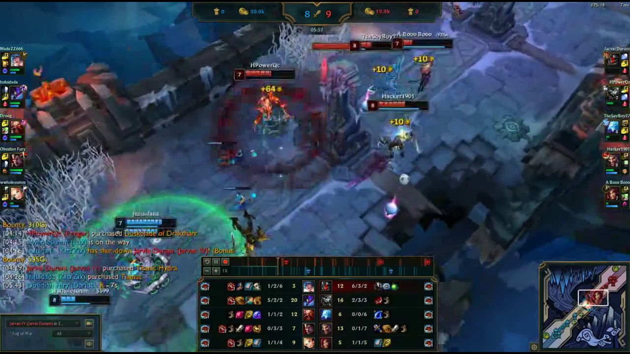 2019.05.15 J4 ARAM Triple Double and S+ - 22 Kills, 12 Deaths, 27 Assists, 49-52 KP!