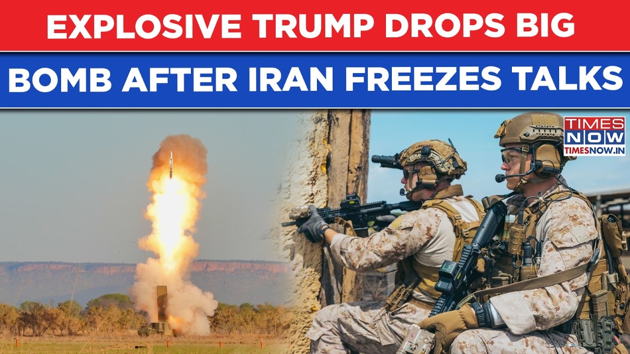 Trump Drops This Big Bomb After Iran Freezes Talks, Says This As US & IRGC Keep Up Hormuz Attacks